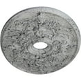 thumbnail image 3 of Ekena Millwork 30 3/4"W x 21 1/4"H x 3 7/8"ID x 1 5/8"P Alexa Ceiling Medallion (Fits Canopies up to 5 5/8"), Hand-Painted Ultra Pure White Crackle, 3 of 6