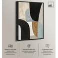 thumbnail image 2 of Interlocking Segments I Canvas Boho Geometric Art by Art Remedy, Black Frame, 36 x 54, 2 of 7