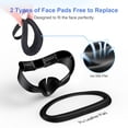 thumbnail image 3 of Facial Interface Cooling Fan for Meta Quest 3S Accessories, Soft PU Leather & Ice Silk Cotton Face Pad Compatible with Oculus Quest 3S, Adjustable Fan to Relieve Lens Fogging (3 Speeds), 3 of 7