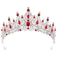 thumbnail image 1 of Tiaras de diamantes de imitación para mujer, ideales para cumpleaños, fiestas de princesa, Halloween, bodas y Navidad., 1 of 7