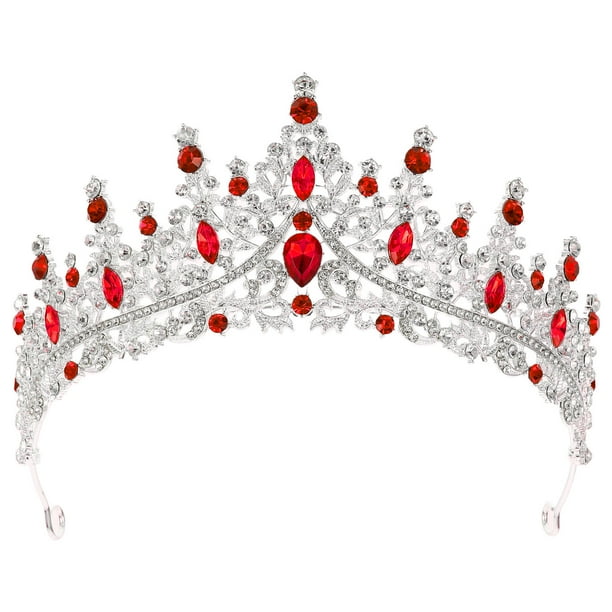 GOOHOCHY Tiaras de diamantes de imitación para mujer, corona de reina de cumpleaños para mujer, tiaras de princesa, boda, fiesta de Navidad