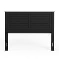 thumbnail image 3 of Campagne Wood Panel Headboard in Black -  Full Size, 3 of 6