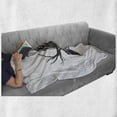 thumbnail image 6 of Black Crow Soft Flannel Fleece Throw Blanket, Monochromatic Design of Bird on Bare Branch Haunted Gothic, Cozy Plush for Indoor and Outdoor Use, 60" x 80", Charcoal Grey Pale Grey, by Ambesonne, 6 of 6