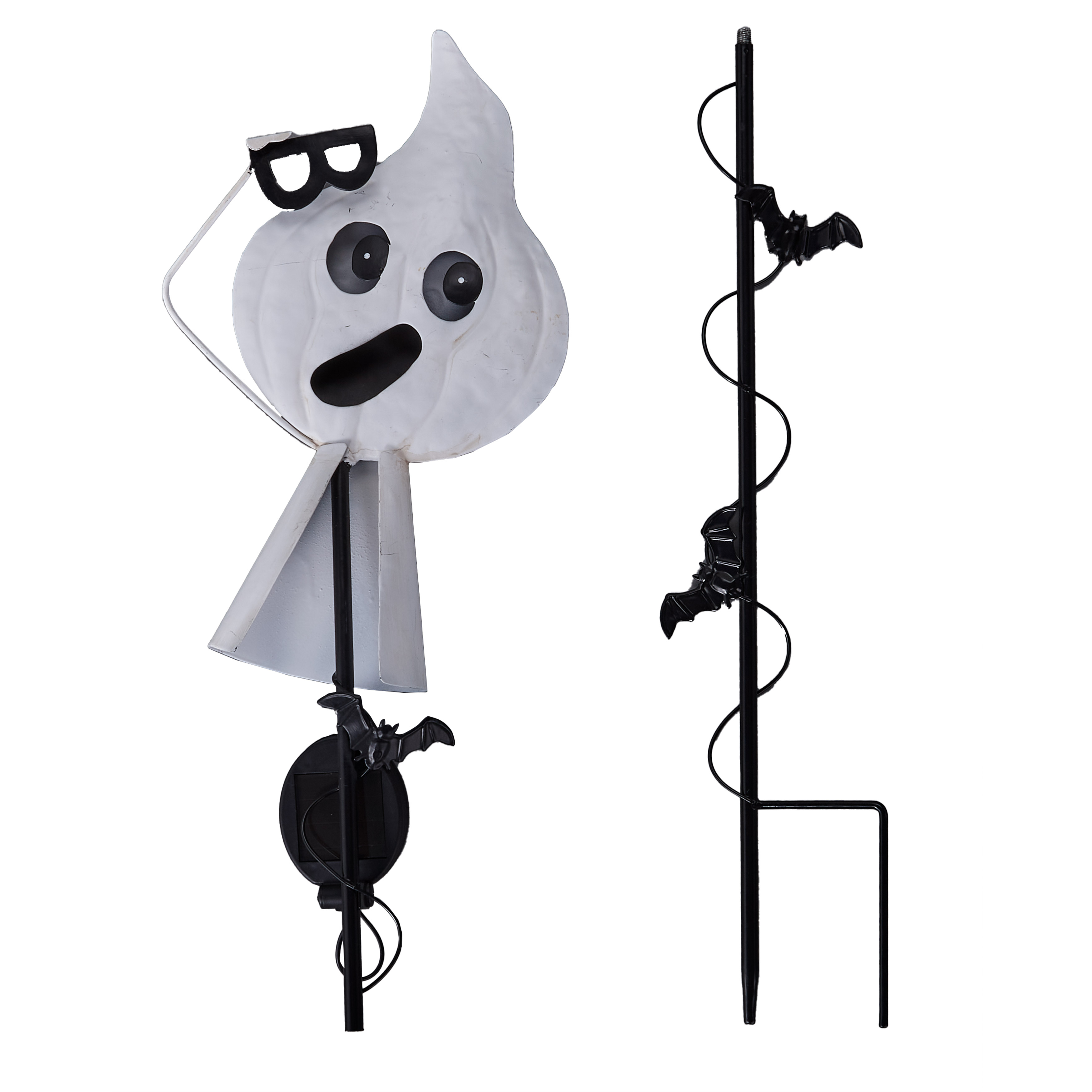 Solar Halloween Stake Lighted Outdoor Decor Ghost