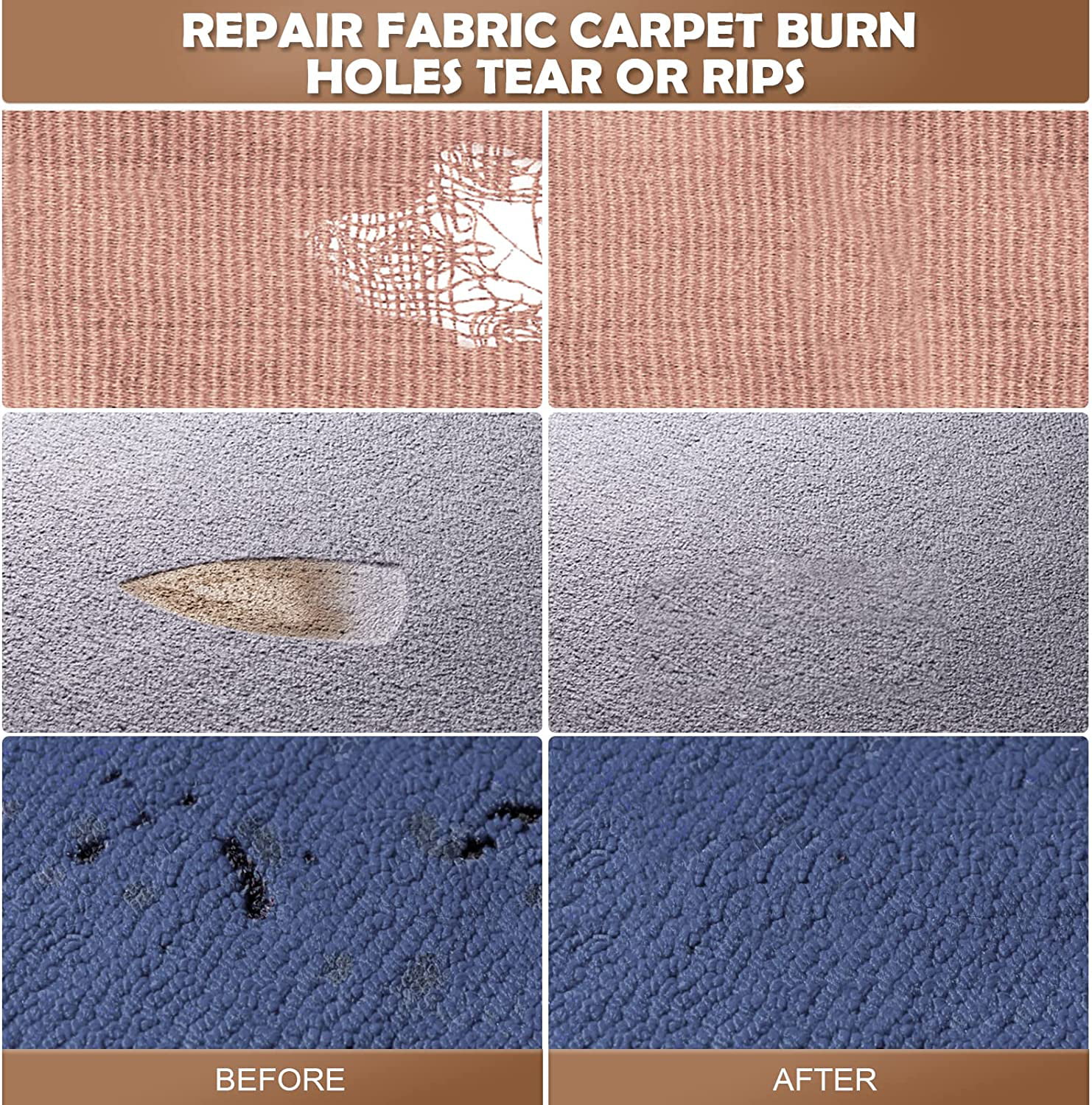 Orcon 3 Diameter Professional Carpet Repair Kit 13067 with 6 Pressure  Di New