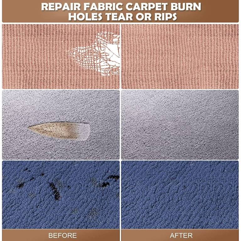 SEISSO Carpet Repair Kit, 10 Colors Fabric Carpet Repair Couch Car