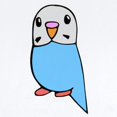 thumbnail image 2 of CafePress - Cute Blue Budgie Infant Bodysuit - Baby Light Bodysuit, Size Newborn - 24 Months, 2 of 4