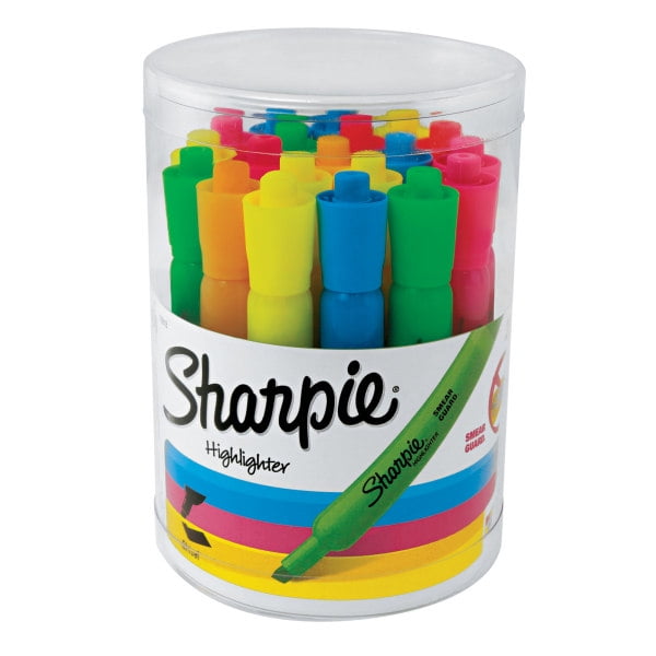 Sharpie® Accent® TankStyle Highlighters, Assorted Colors, Pack Of 20