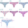 thumbnail image 2 of Culottes String Licorne pour Femmes, Lingerie, sous-Vêtements, 2 of 5