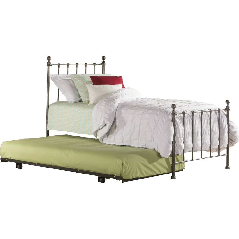 Hillsdale Furniture Molly Twin Metal Bed with Suspension Deck and Roll