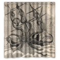 thumbnail image 1 of ABPHQTO Cortina de ducha Vintage Octopus Cortina de ducha impermeable 150x180 cm, 1 of 2