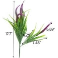 thumbnail image 4 of Outdoors Artificial Flowers Plants 8pcs Faux Plastic Plant Artificial Fake Flower UV Resistant Plants, 4 of 7