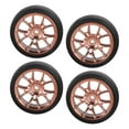 thumbnail image 2 of Almencla 4Pcs RC Tyre Replacements Wheel Rim and Tires Set for 1:18 RC on Road Truck Repalces Spare Parts DIY Modification Gold, 2 of 8