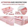 thumbnail image 3 of Refrigerator Drawer Organizer Retractable Drawer Refrigerator Sto, 3 of 5
