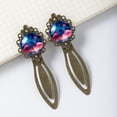 thumbnail image 4 of Starry Flamingos Vintage Copper-Colored Lace Bookmarks: Stylish Stainless Steel Book Accessories, Set of 2, Ideal Gift for Readers and Book Lovers, 4 of 5