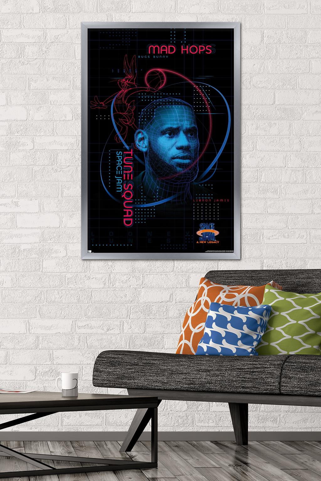 Space Jam: A New Legacy - Hologram Wall Poster, 22.375" x 34", Framed
