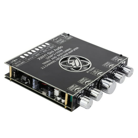 2.1 Channel TPA3251D2 Bluetooth 5.1 220W*2+350W HIFI Power Sound Amplifier Board Module Treble Bass Subwoofer