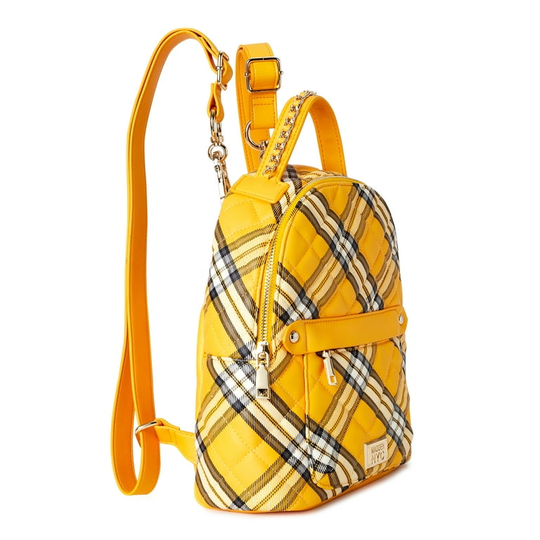 Yellow checkered best sale backpack