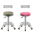 thumbnail image 3 of Uemuo Cartoon Pigs and Hearts Pattern Round Bar Stool Seat Covers Washable Stool Cushion Slipcover Elastic Bar Chair Covers-12 inch, 3 of 7