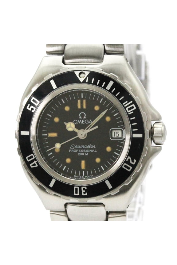 Pre-Owned OMEGA Seamaster Professional 200M Steel Quartz Ladies Watch Polished