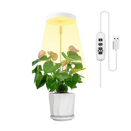 

Halo Plant Grow Light，for Indoor Plants Height Adjustable Dimmable & Timer