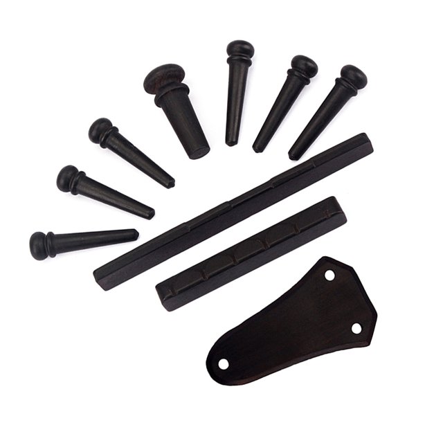 Milisten 10Ud Kit Completo De Para Guitarra Acústica Con Truss Rod Cover Y Pines De
