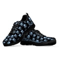 thumbnail image 5 of Black Simple Skull Print Lightweight Breathable Summer Knit Shoes Comfortable Outdoor Sneakers Platform Shoes, 5 of 9