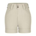 thumbnail image 4 of Ltctricy Shorts for Women Dressy Casual High Waisted Twill Work Shorts Summer Trendy Shorts with Pockets, 4 of 6
