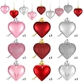 thumbnail image 5 of Valentine's Day Ornaments-27 Pieces Heart-Shaped Ornaments Valentine's Day Heart Baubles Hanging Balls Decorations for Home Hotel Wedding Party, 5 of 8