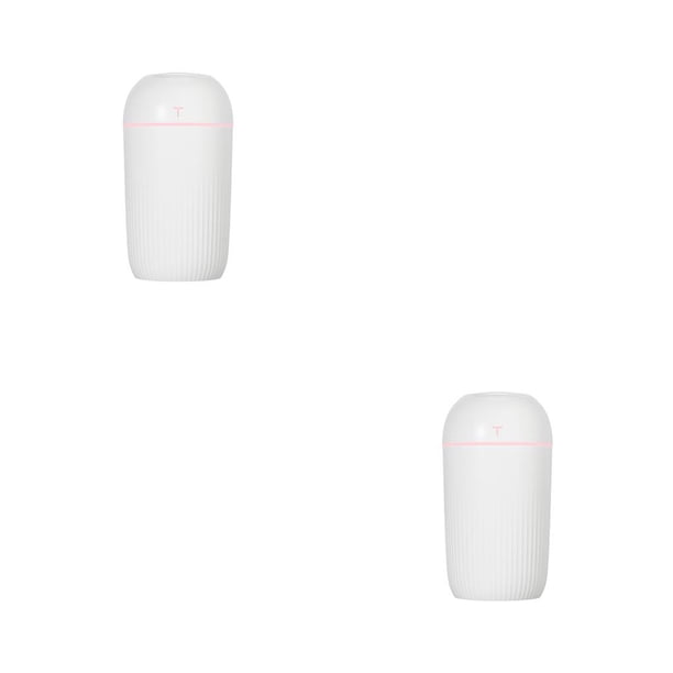 Toystoory Mini humidificador, ambientador, difusor de Aroma, operación Simple de larga duración, accesorios para el hogar, suministros para el Blanco 420ml 2piezas