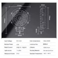 thumbnail image 2 of Par Faros Redondo 17 Led Cree 7 Pulgadas 51w Jeep 4x4, 2 of 8
