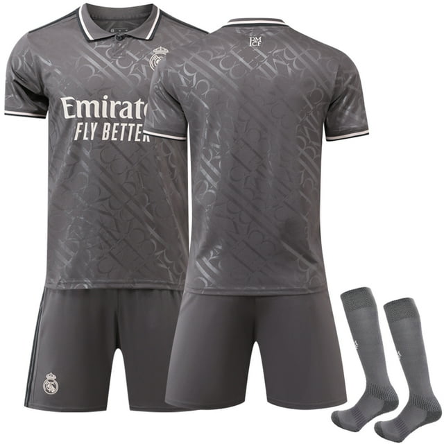 Uniforme de Soccer Real Madrid B Away 2025 Maillot de Sport Réplique pour Enfants et Adultes -M