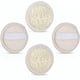 thumbnail image 1 of 4 almohadillas de loofah facial premium, almohadillas de limpieza natural para la cara exfoliante, esponjas compatibles con piel facial limpia y vibrante (4 paquetes) Afortunado Sencillez, 1 of 5