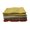 BurntSienna-Natural-White-Yellow, variant on Burlap Fabrics Colored Burlap Bundle - Burnt Sienna Natural White Yellow 2 Yards Each 4 Pack