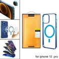 thumbnail image 3 of Estuche para teléfono celular Marco protector Anti-caída Teléfono magnético Azul 13 pro Sunnimix Carcasa de telefono, 3 of 8