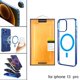 thumbnail image 1 of Caja de Teléfono Móvil Soporte de Carga Rápida Cubierta de Carga Inalámbrica PROTECCIÓN TODO INCLUSIÓN RAERTERA ANTONIGNA Azul 13 pro, 1 of 8