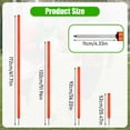 thumbnail image 2 of 6PCS 6FT Adjustable Soccer Agility Training Poles, Detachable Sports Training Speed Sticks, Slalom Training Agility Pole Set, Outdoor Speed & Agility Turf Training Poles for Soccer Drills, 2 of 8