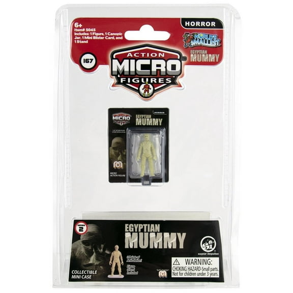 World's Smallest Action Micro Figures Egyptian Mummy Micro Figure