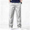 thumbnail image 2 of Men 4 Pocket Cargo Work Pants Durable Regular Fit Breathable Outdoor Utility Trousers S-XXL, 2 of 8