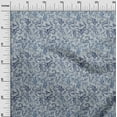 thumbnail image 3 of oneOone Polyester Spandex Dusty Blue Fabric Asian Baroque Quilting Supplies Print Sewing Fabric By The Yard 56 Inch Wide, 3 of 4