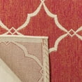thumbnail image 4 of Safavieh Linden Ognena Geometric Indoor/Outdoor Area Rug, Red/Creme, 8' x 10', 4 of 8