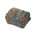 thumbnail image 1 of Summer Thin Tassel Washed Jacquard Blanket Pure Towel Blanket Air Conditioning Blanket Nap Blanket Blankets And Throws for Women Blanket Barefoot Extra Large Blankets for Size Bed Eyelash Throw, 1 of 4