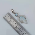 thumbnail image 2 of Natural Rainbow Moonstone Gemstone Pendant 925 Sterling Silver Handmade Jewelry, 2 of 5