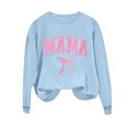 thumbnail image 4 of Merry Christmas Sweatshirts Womens Crewneck Christmas Printed Shirts Loose Long Sleeve Blouses Casual Xmas Sweatshirt Holiday Party Pullover Sweater Tops M, 4 of 5