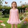 thumbnail image 2 of FhsagQ Robes de Pâques pour Filles Taille 6 Robe de Fête pour Filles Robe Tutu d'Été pour Enfants Performance Fille Concours Occasion Rose Taille 3-4 Ans, 2 of 5