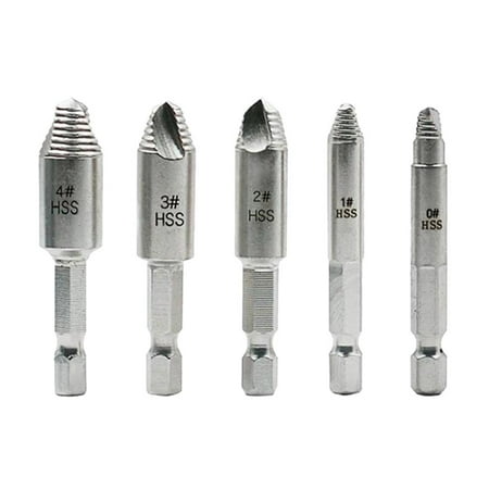 

Damaged Screw Extractor Set Stripped Screw Extractor for Broken 5Pcs