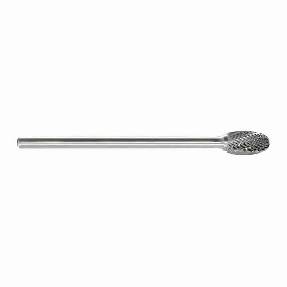 Manufacturer Varies Oval Bur SE,Radius End,1/2",Carbide 310-002715