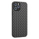 thumbnail image 1 of Lojalitet Compatible con iP14 Pro Max 6.7, Funda para teléfono con diseño de Textura de Cuero y Tejido, Material de TPU, Ultrafino, Negro, 1 of 5