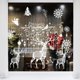 thumbnail image 2 of Pegatinas de ventana de Navidad, calcomanía de vidrio electrostático, decoración de Papá Noel, alce, muñeco de nieve, adorno de pared para el hogar, pegatina blanca de Año Nuevo, 2 of 4