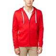 thumbnail image 1 of Club Room Mens Fleece Hoodie Sweatshirt, Red, Medium, 1 of 1